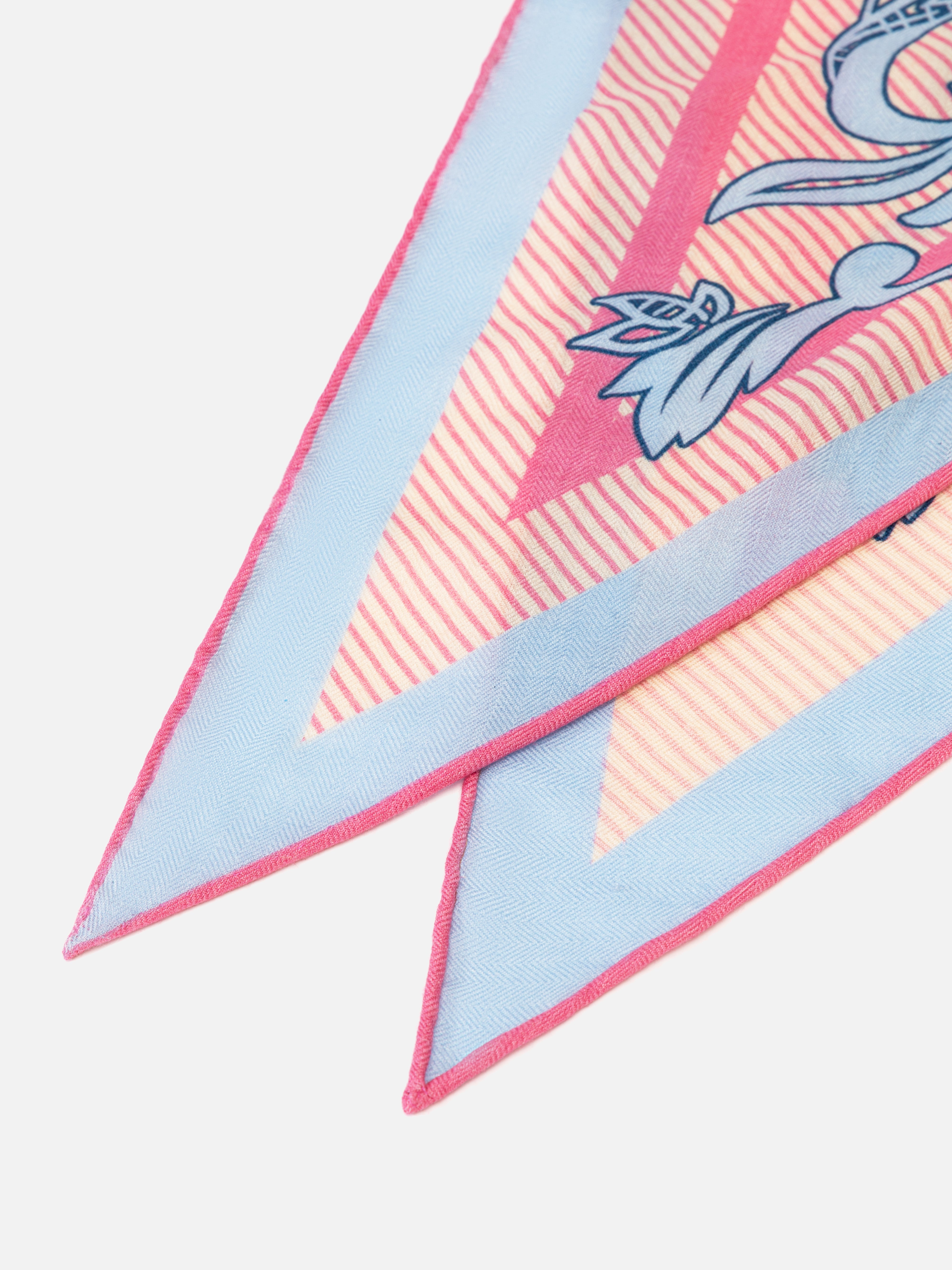 EP YAYING Silk Wool Cashmere Triangular Scarf