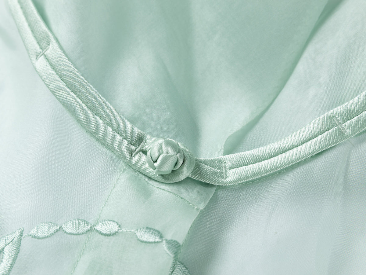 EP YAYING Chinese Style Embroidered Shirt