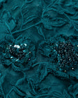 EP YAYING Teal Lace Sleeveless Dress