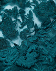 EP YAYING Teal Lace Sleeveless Dress