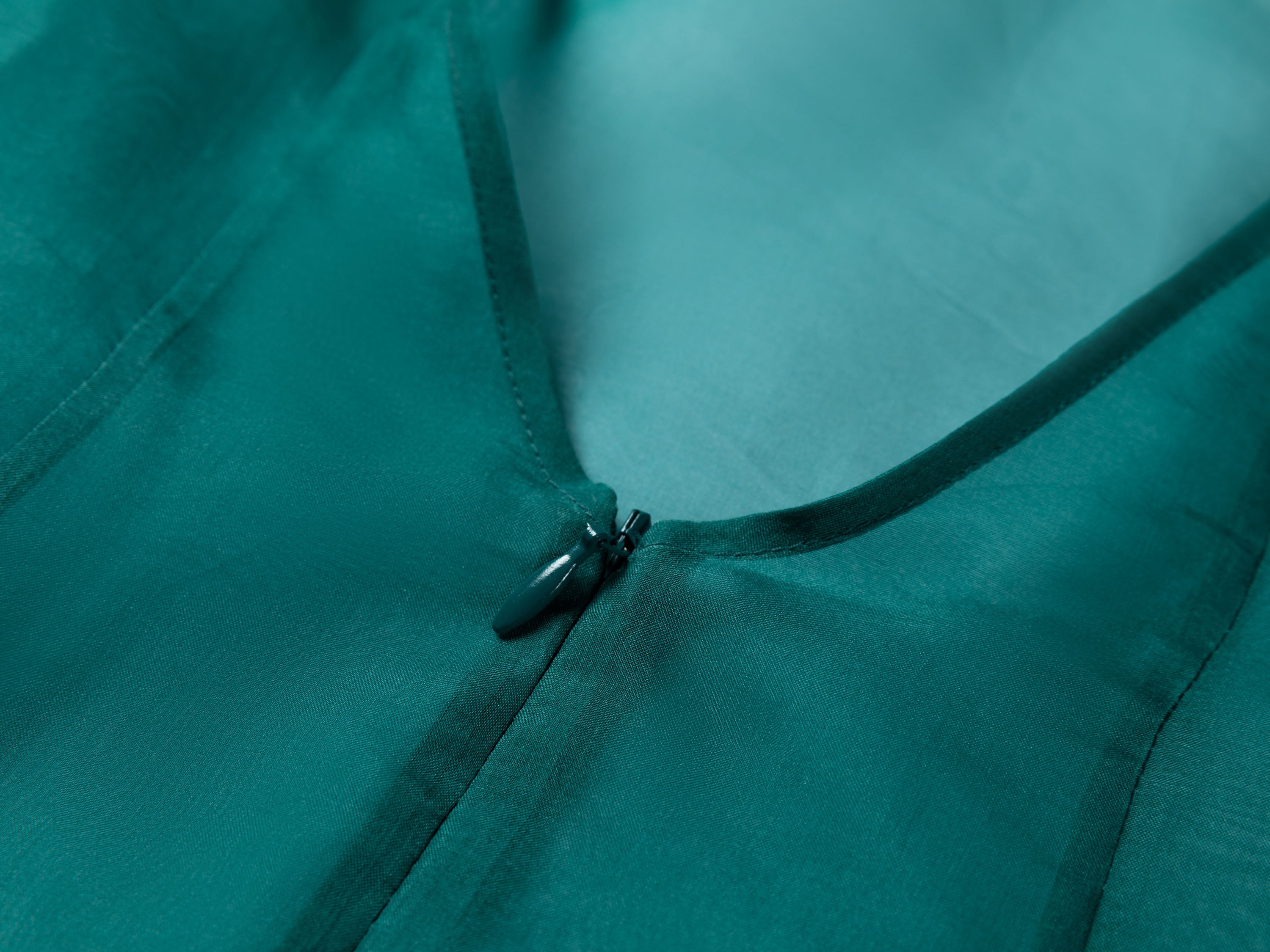 EP YAYING Teal Lace Sleeveless Dress