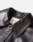 EP YAYING Vintage Sleek Leather Jacket