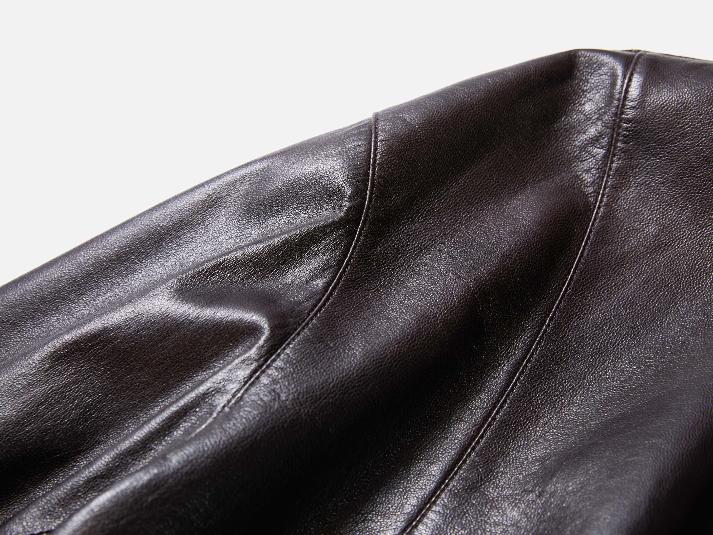 EP YAYING Vintage Sleek Leather Jacket