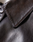EP YAYING Vintage Sleek Leather Jacket