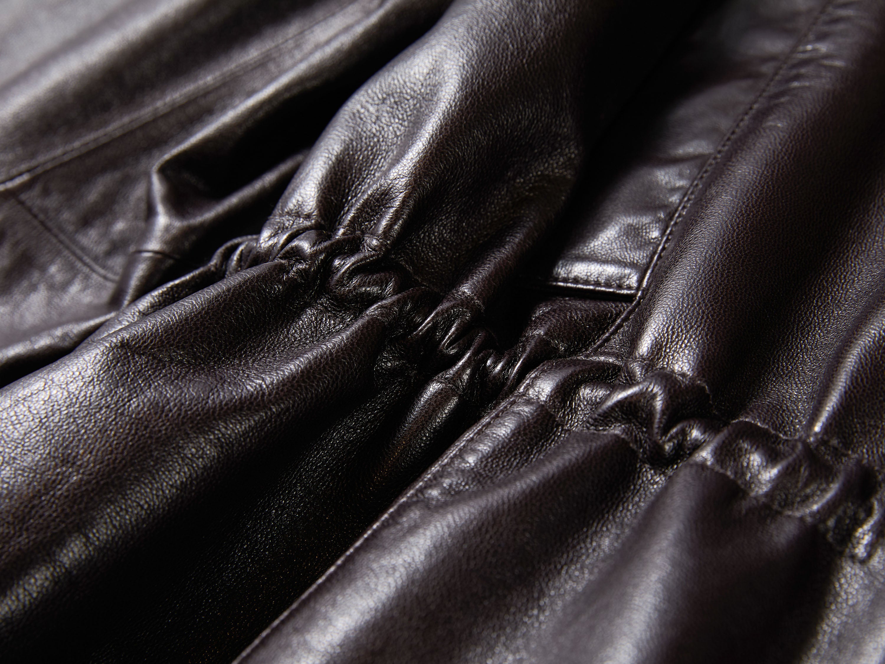 EP YAYING Vintage Sleek Leather Jacket
