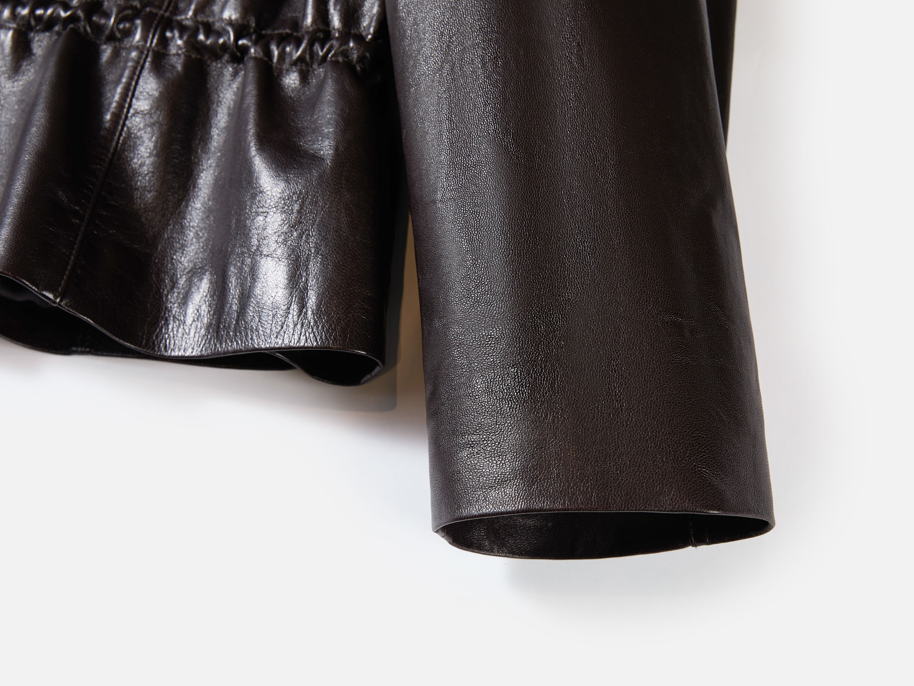 EP YAYING Vintage Sleek Leather Jacket
