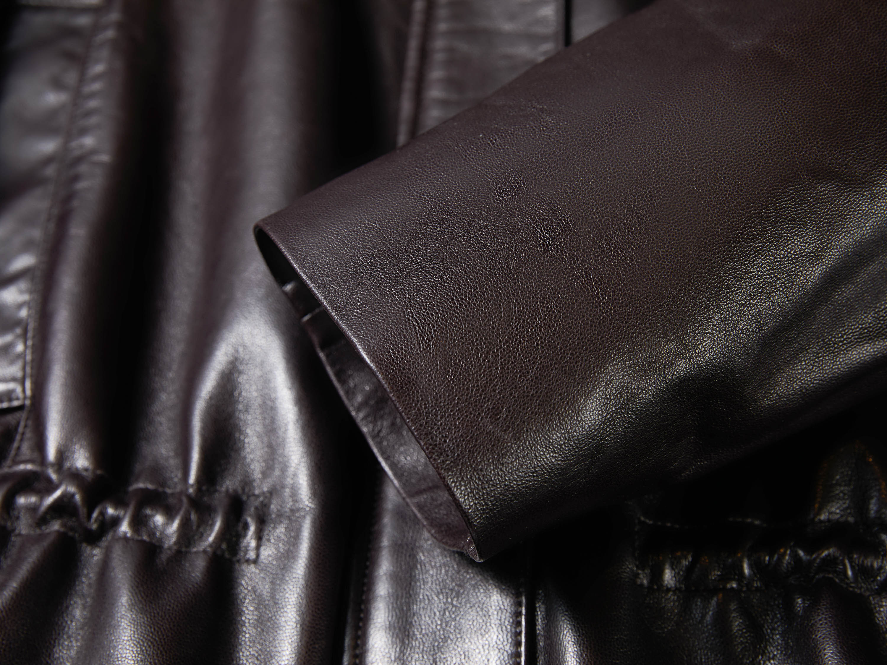 EP YAYING Vintage Sleek Leather Jacket