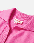 EP YAYING Stand Collar Cashmere Polo Sweater