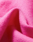 EP YAYING Stand Collar Cashmere Polo Sweater