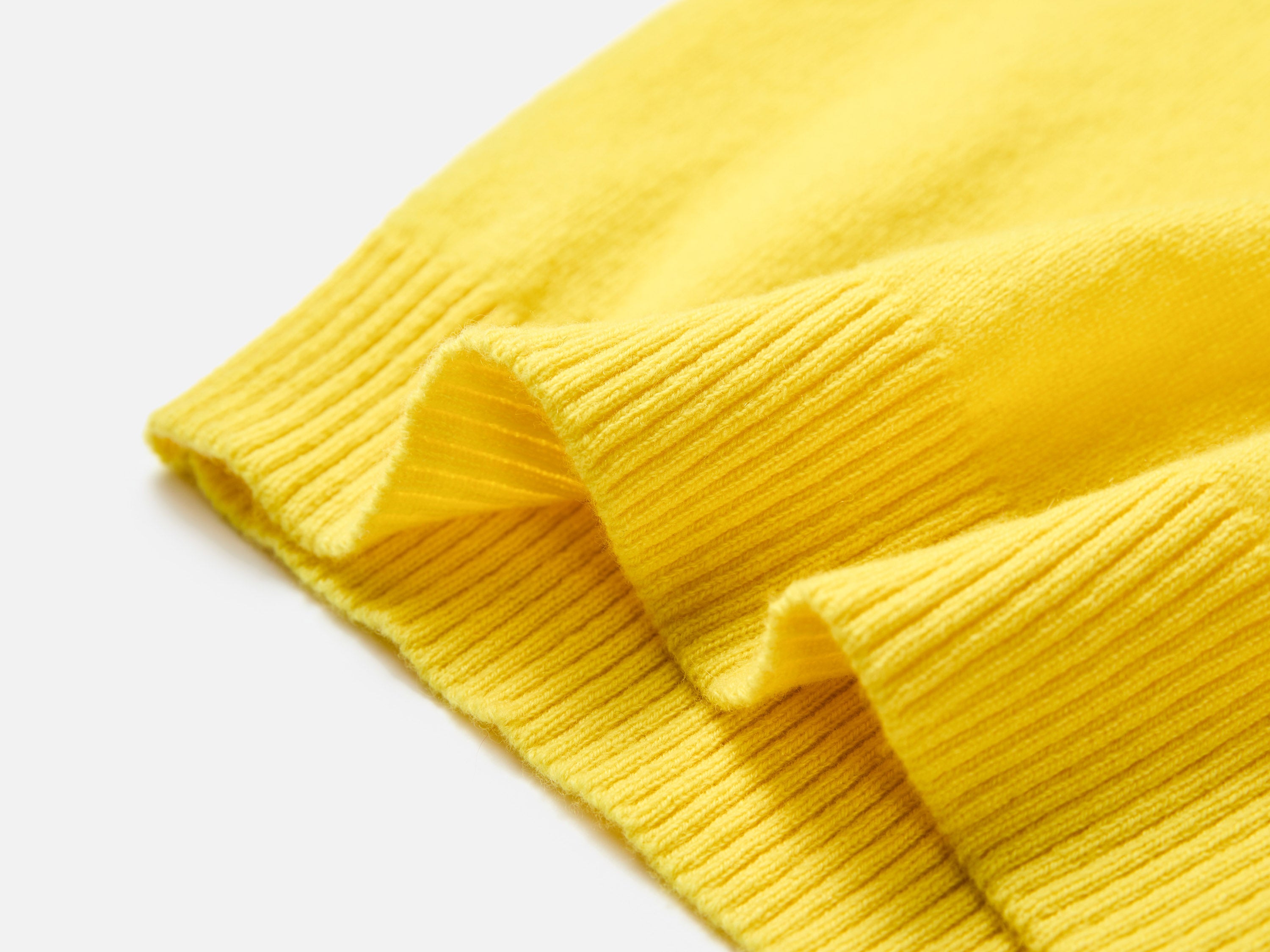 EP YAYING Stand Collar Cashmere Polo Sweater