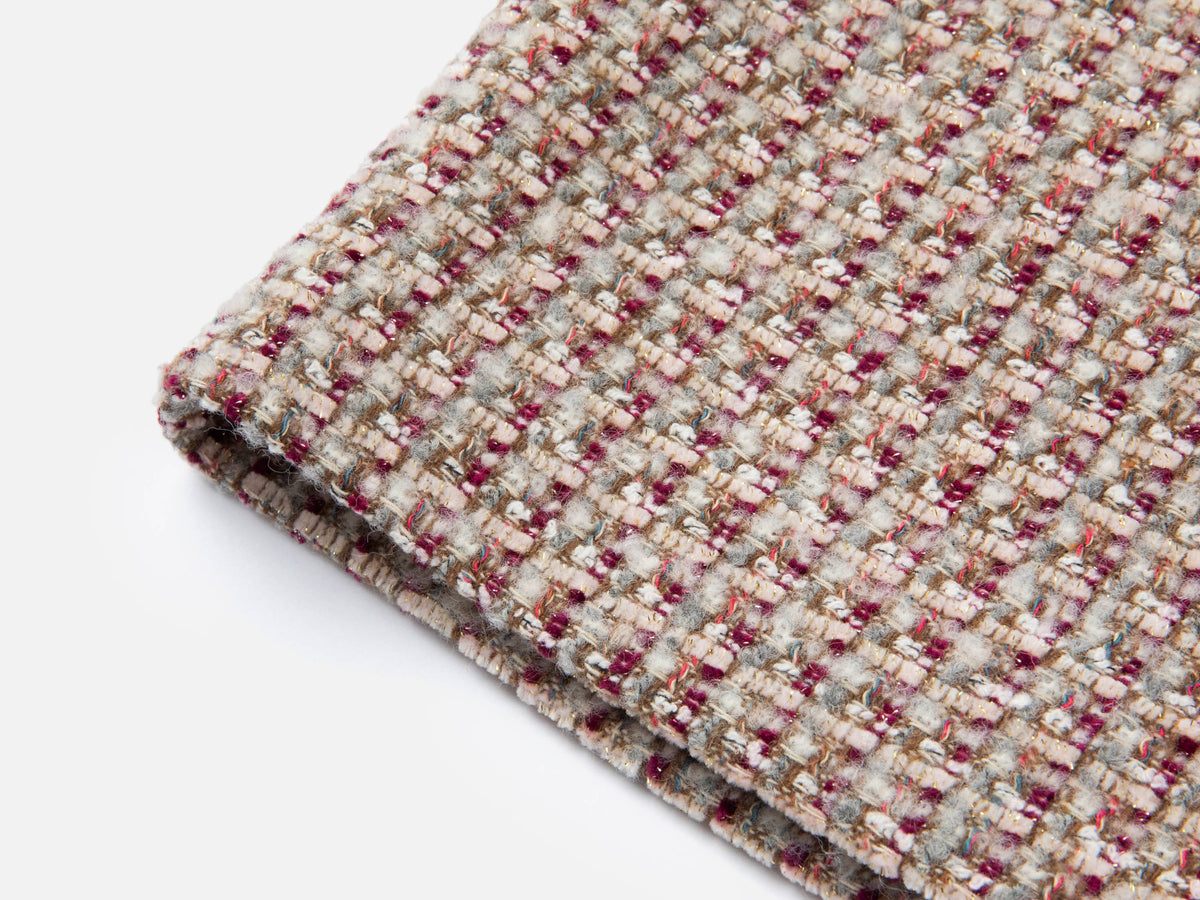 EP YAYING Tweed High-Waist Tweed-Style Skirt