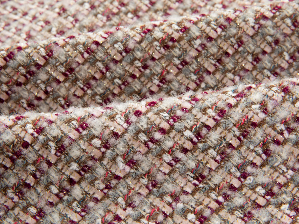 EP YAYING Tweed High-Waist Tweed-Style Skirt