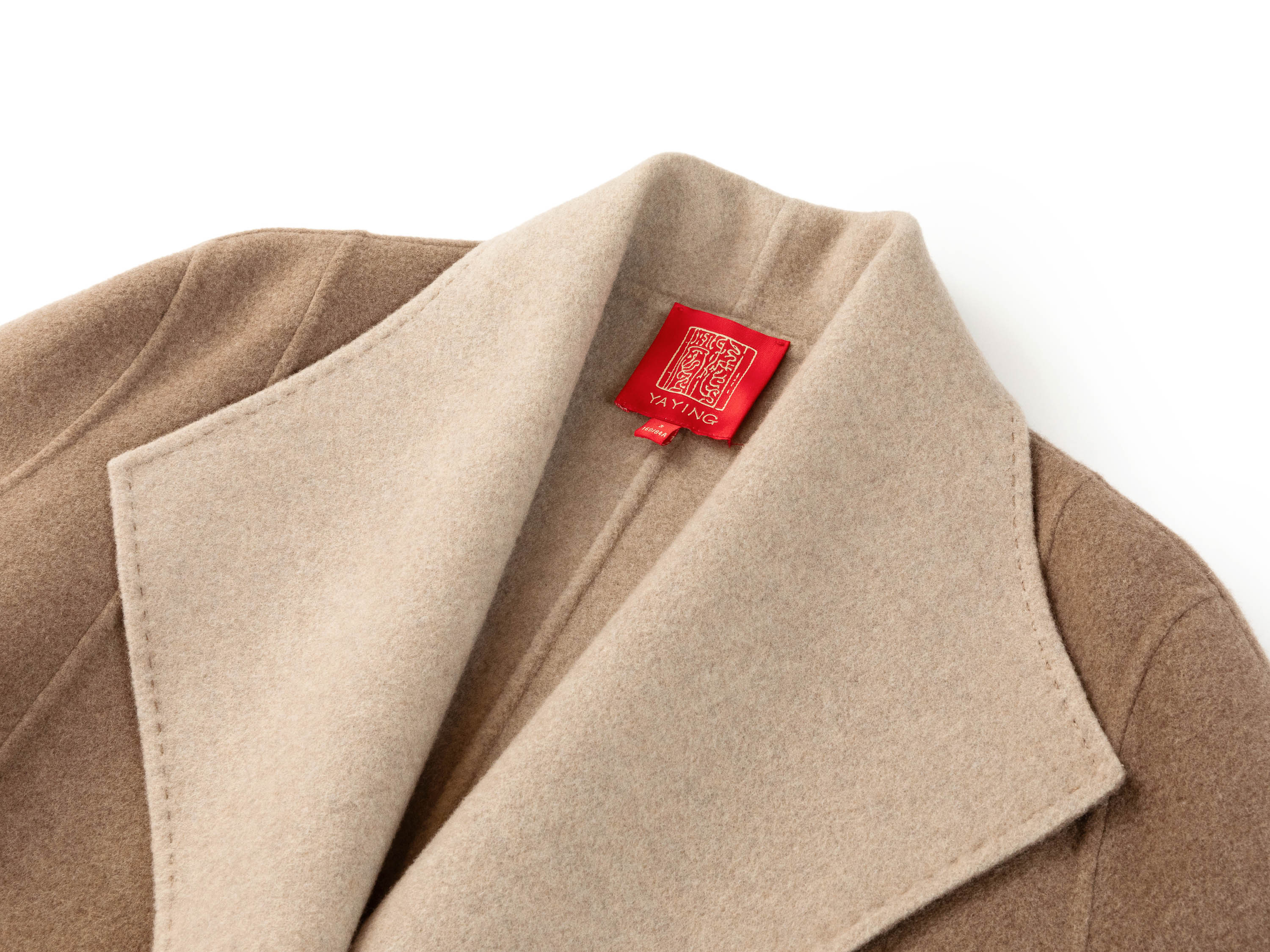 YAYING Camel Tailored Coat