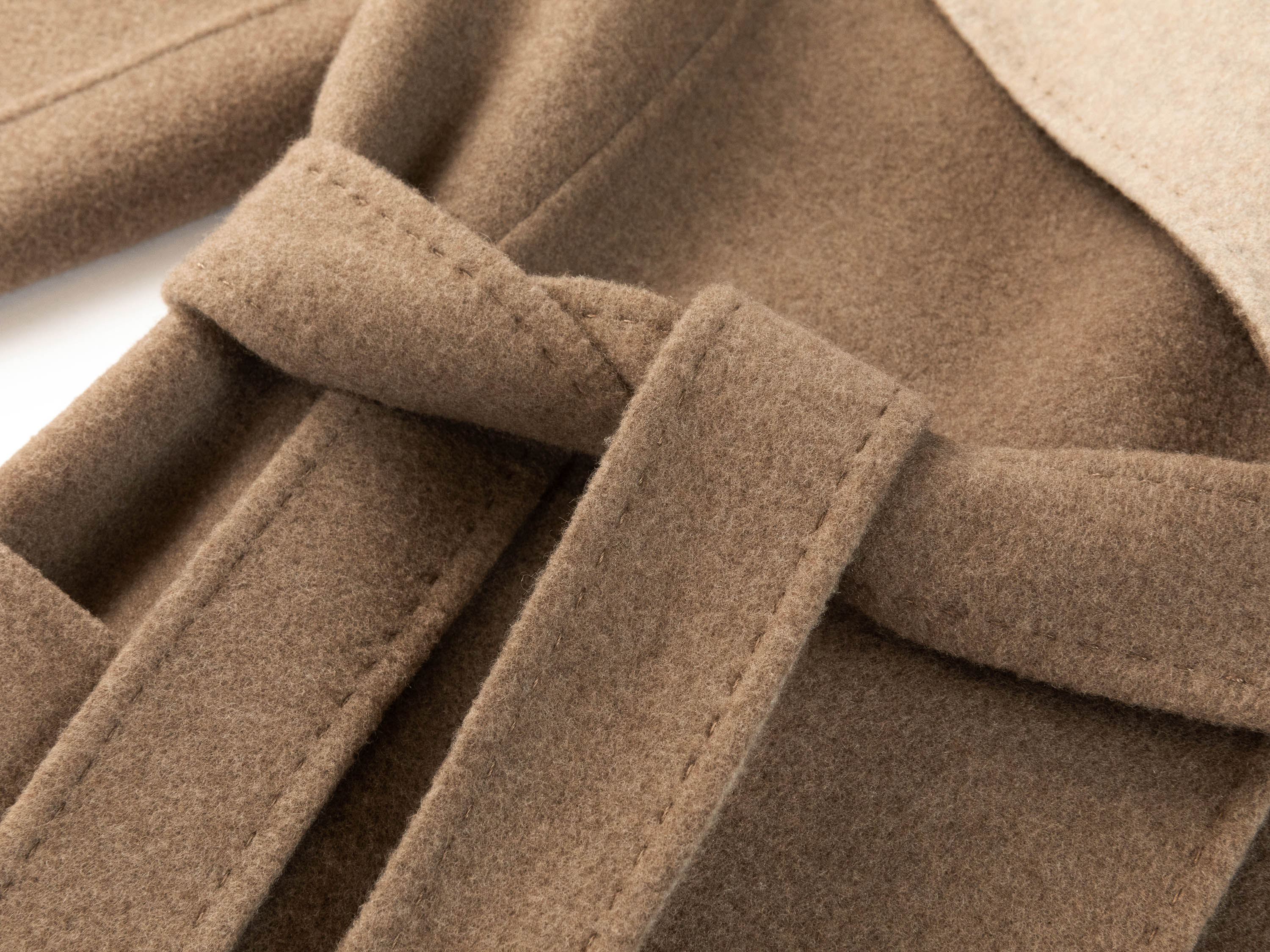 YAYING Camel Tailored Coat