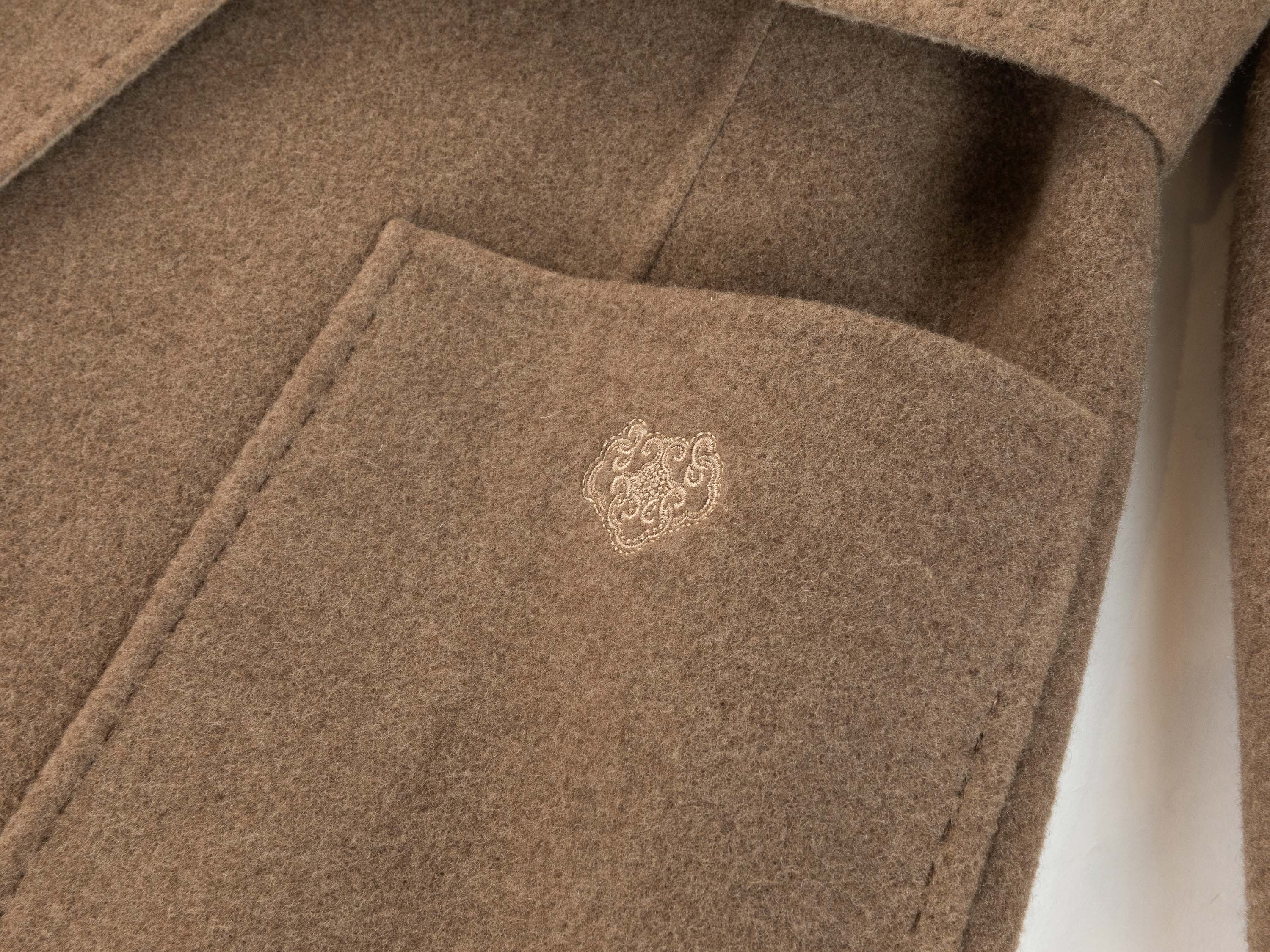 YAYING Camel Tailored Coat