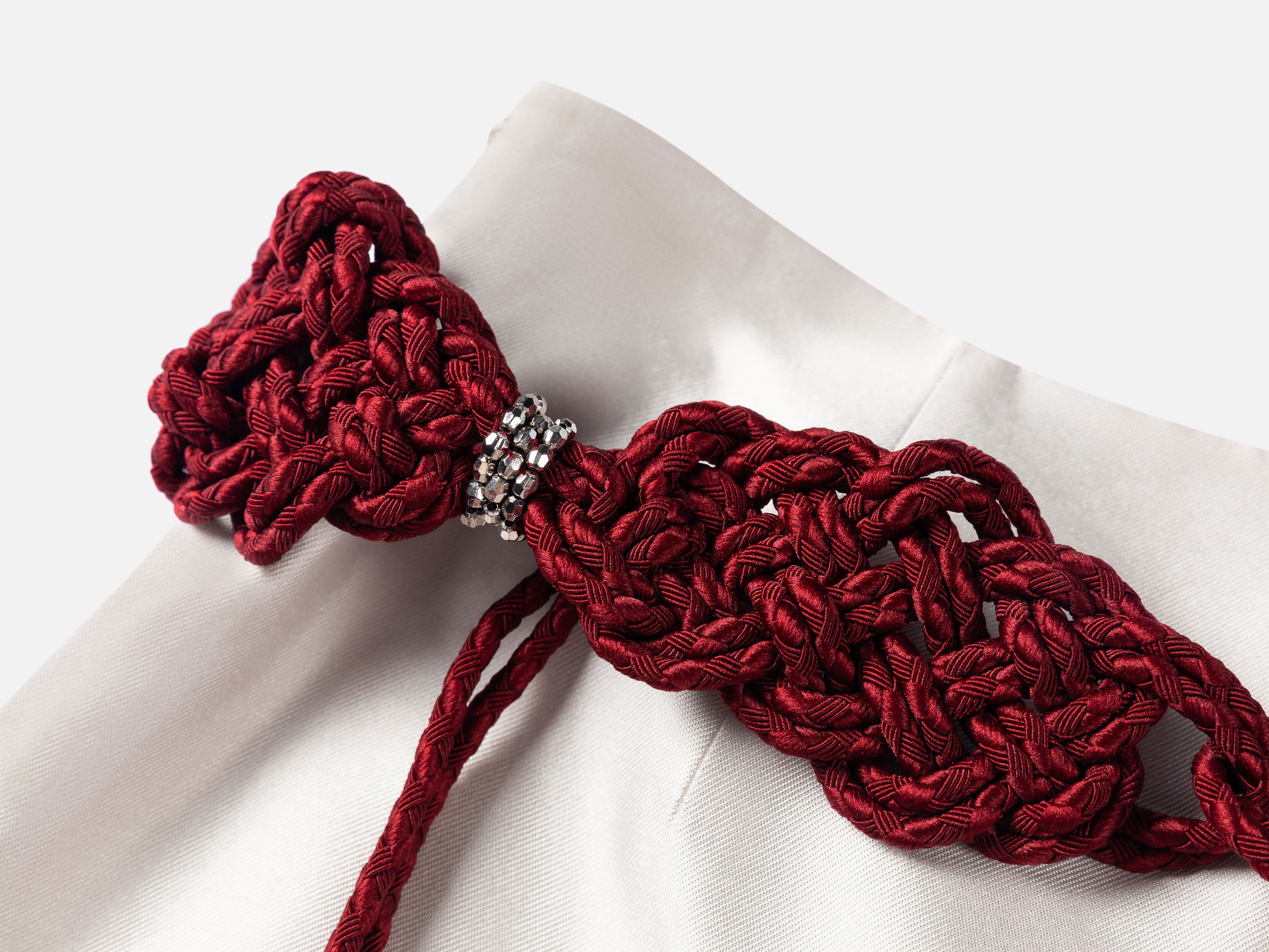 EP YAYING Red Tweed Fabric Set