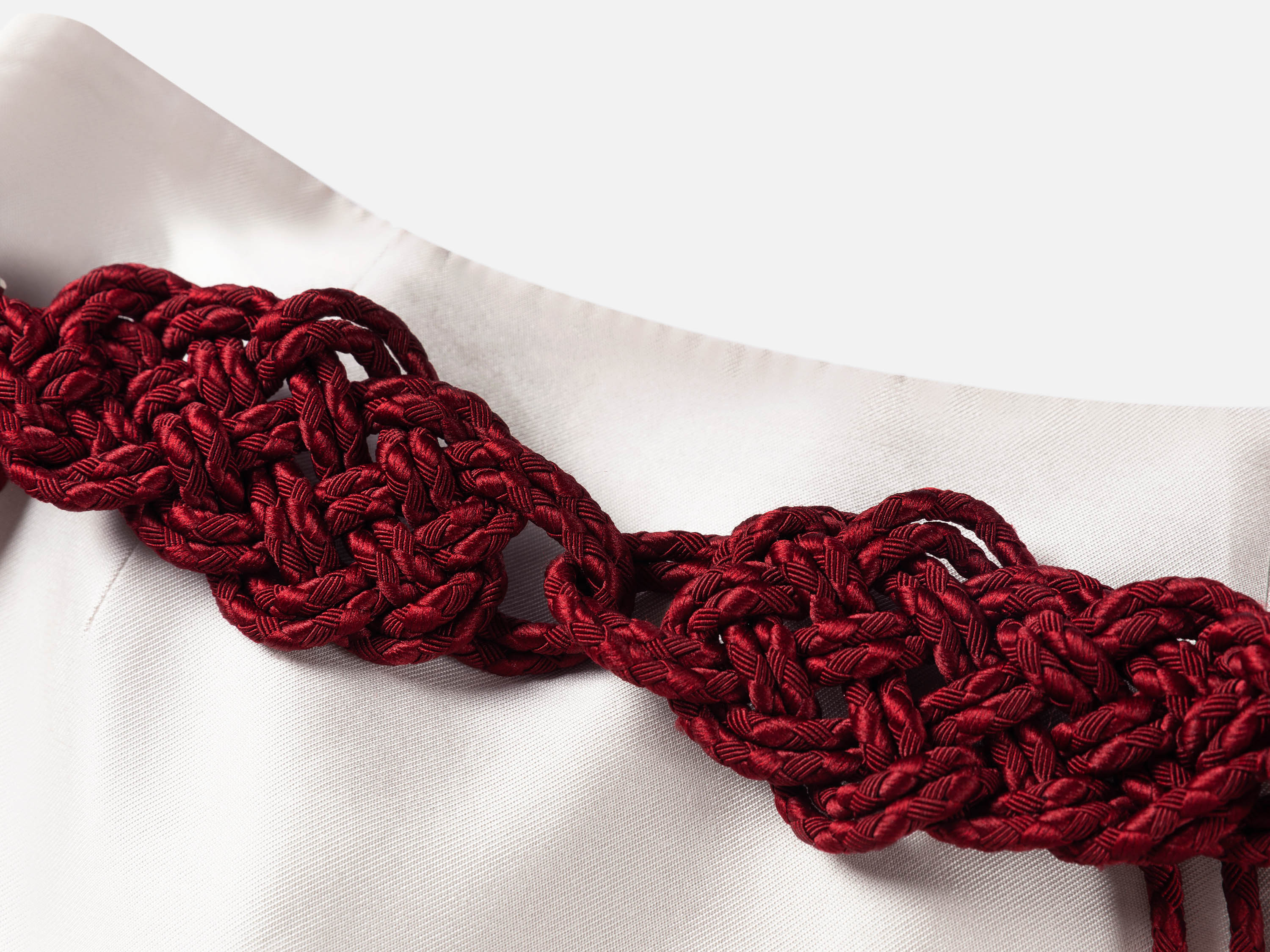 EP YAYING Red Tweed Fabric Set