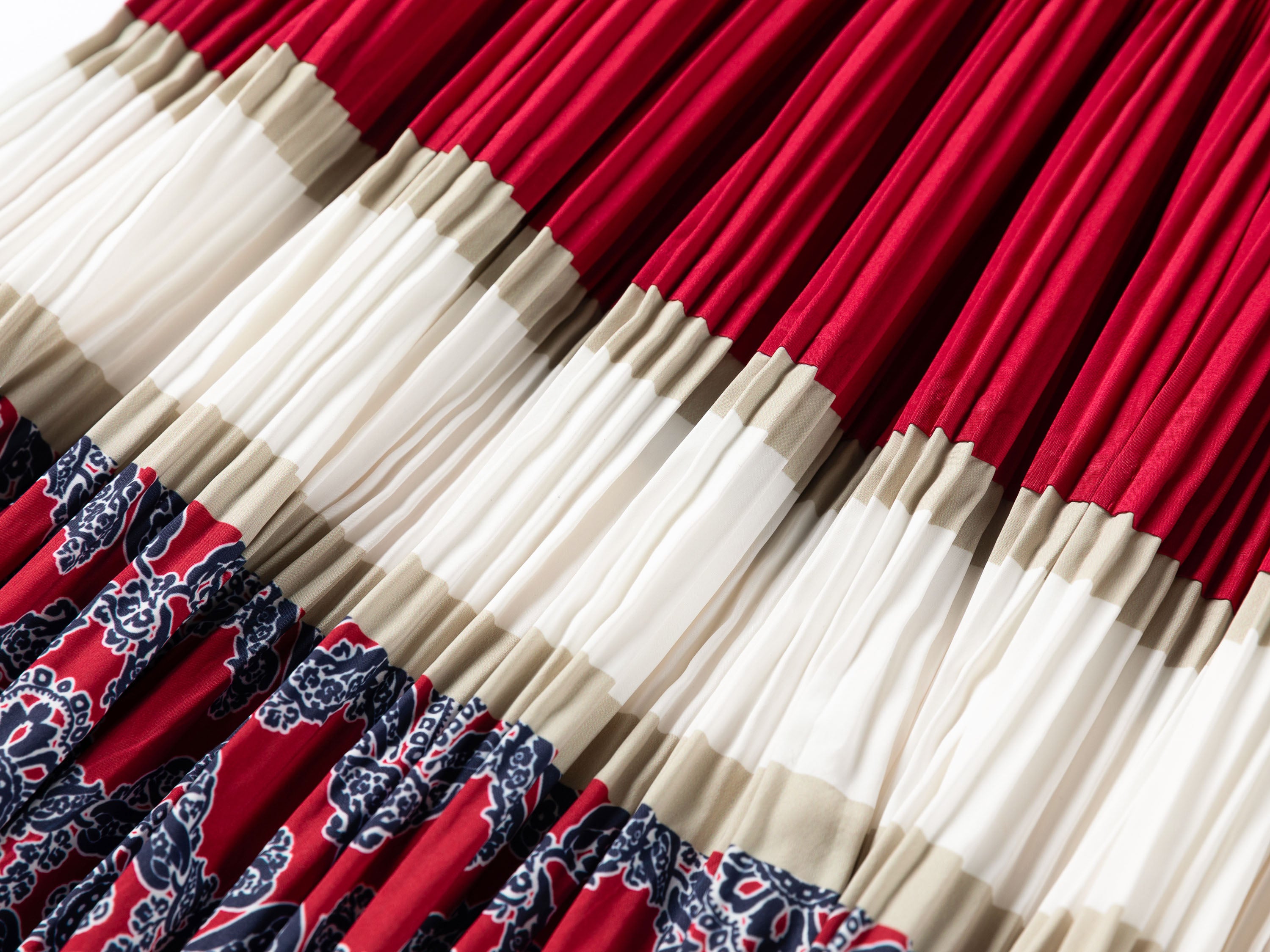EP YAYING Red Tweed Fabric Set