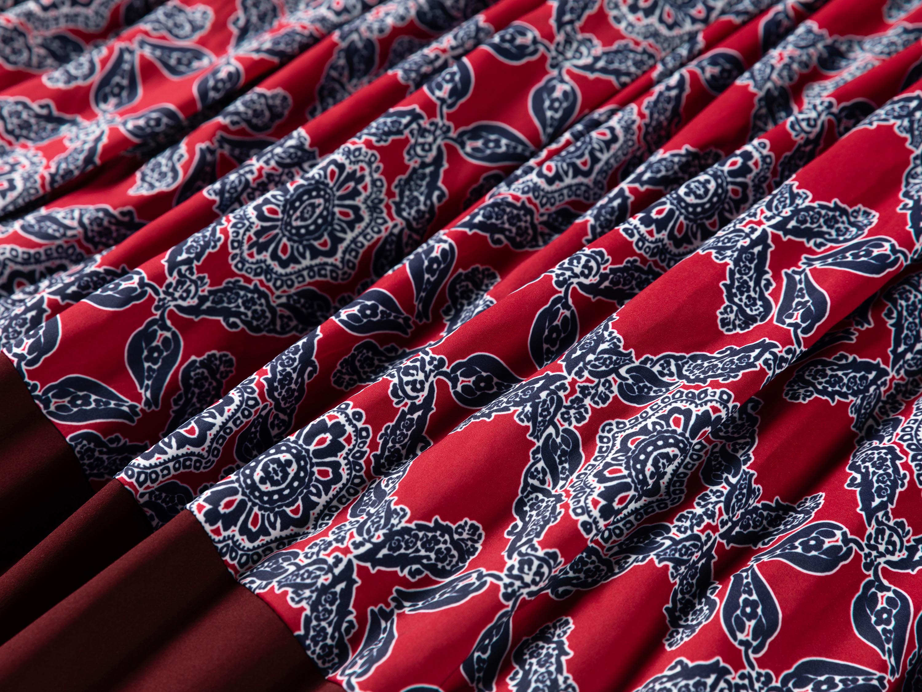 EP YAYING Red Tweed Fabric Set