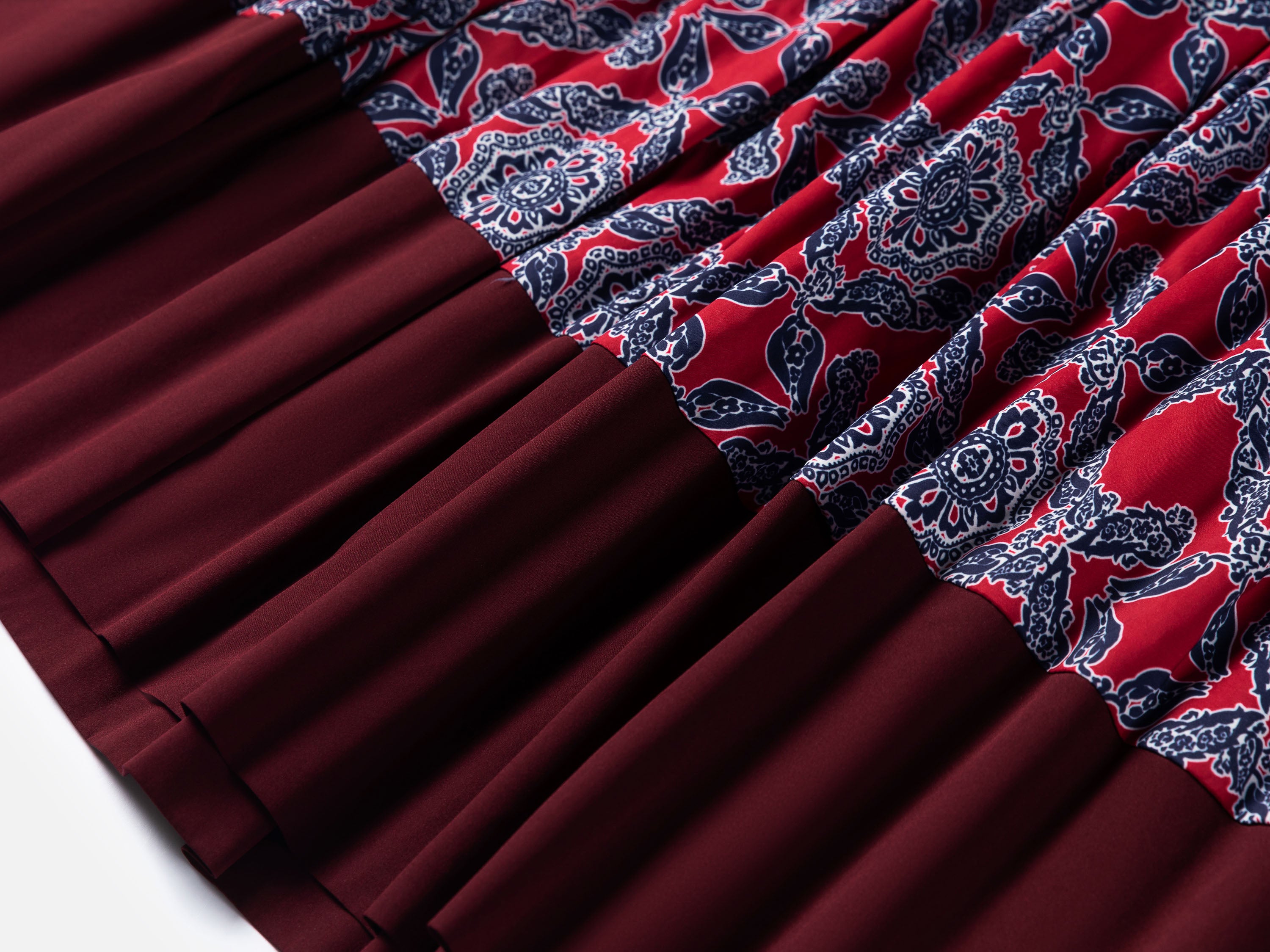 EP YAYING Red Tweed Fabric Set