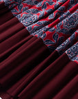 EP YAYING Red Tweed Fabric Set