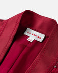 YAYING Red Waist Tie Jacket