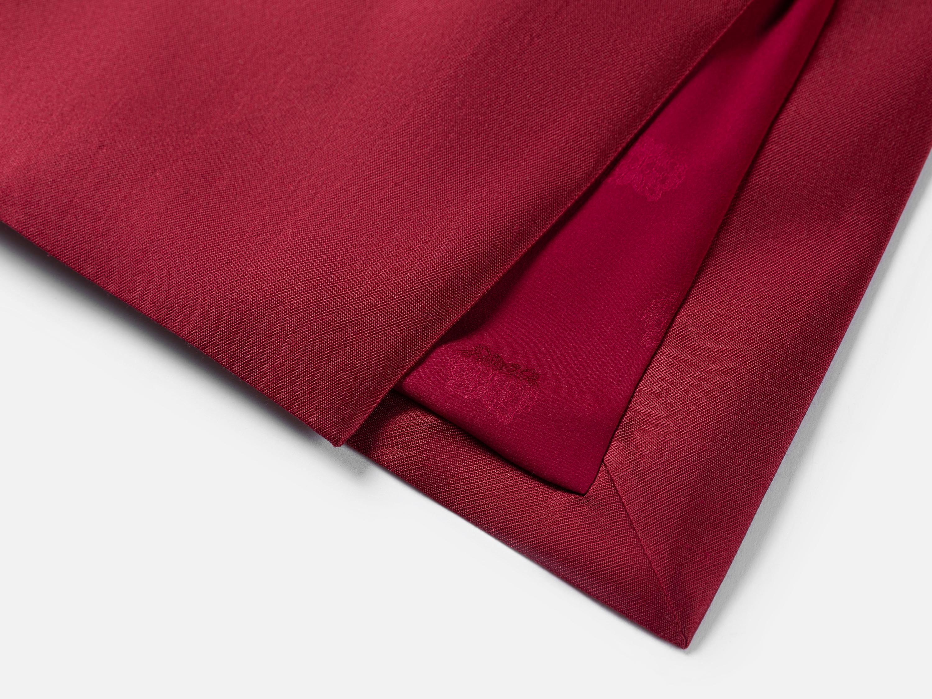 YAYING Red Waist Tie Jacket