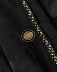 EP YAYING Black Textured Jacket