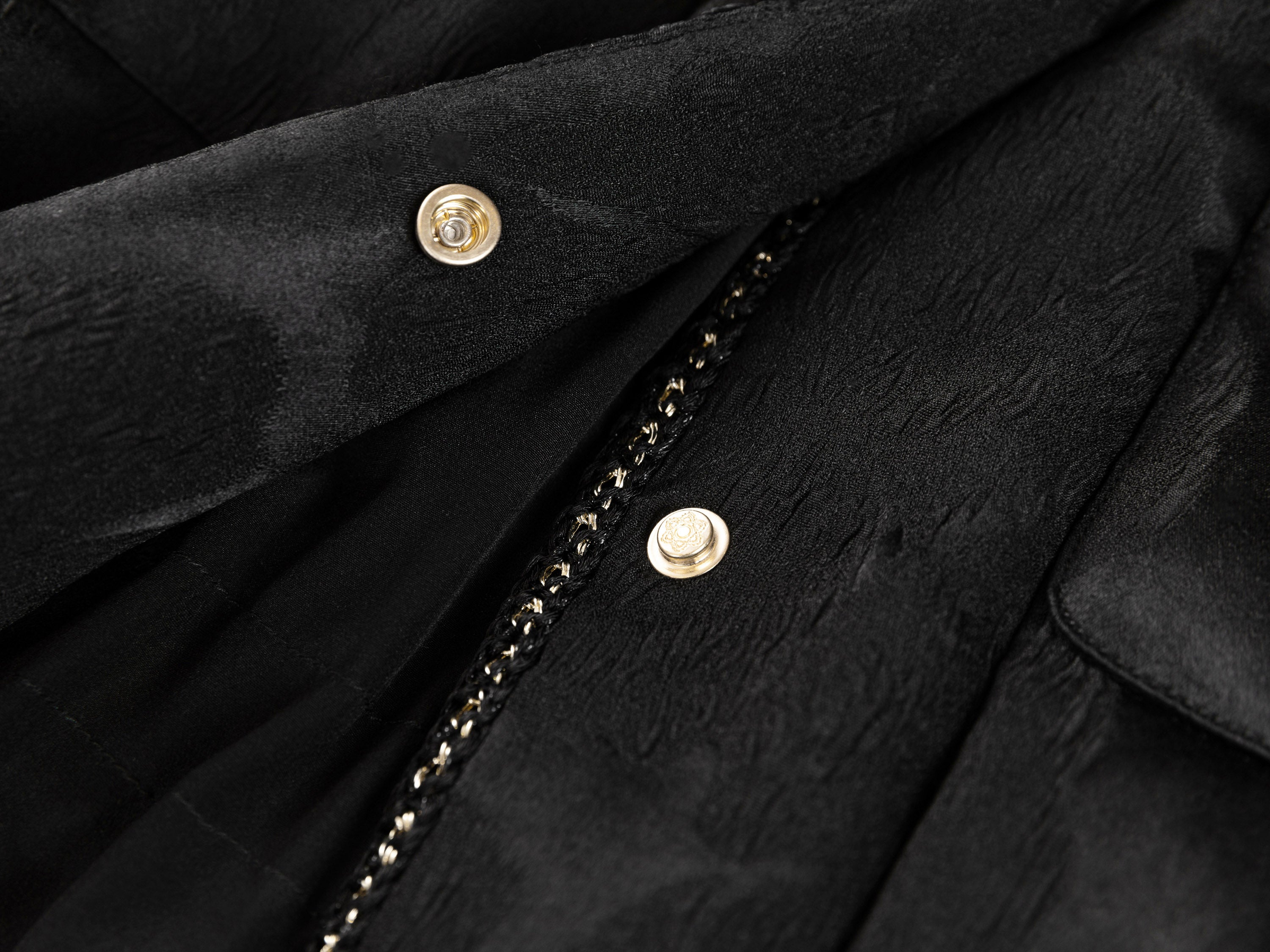 EP YAYING Black Textured Jacket