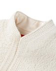 YAYING Beige Textured Jacket