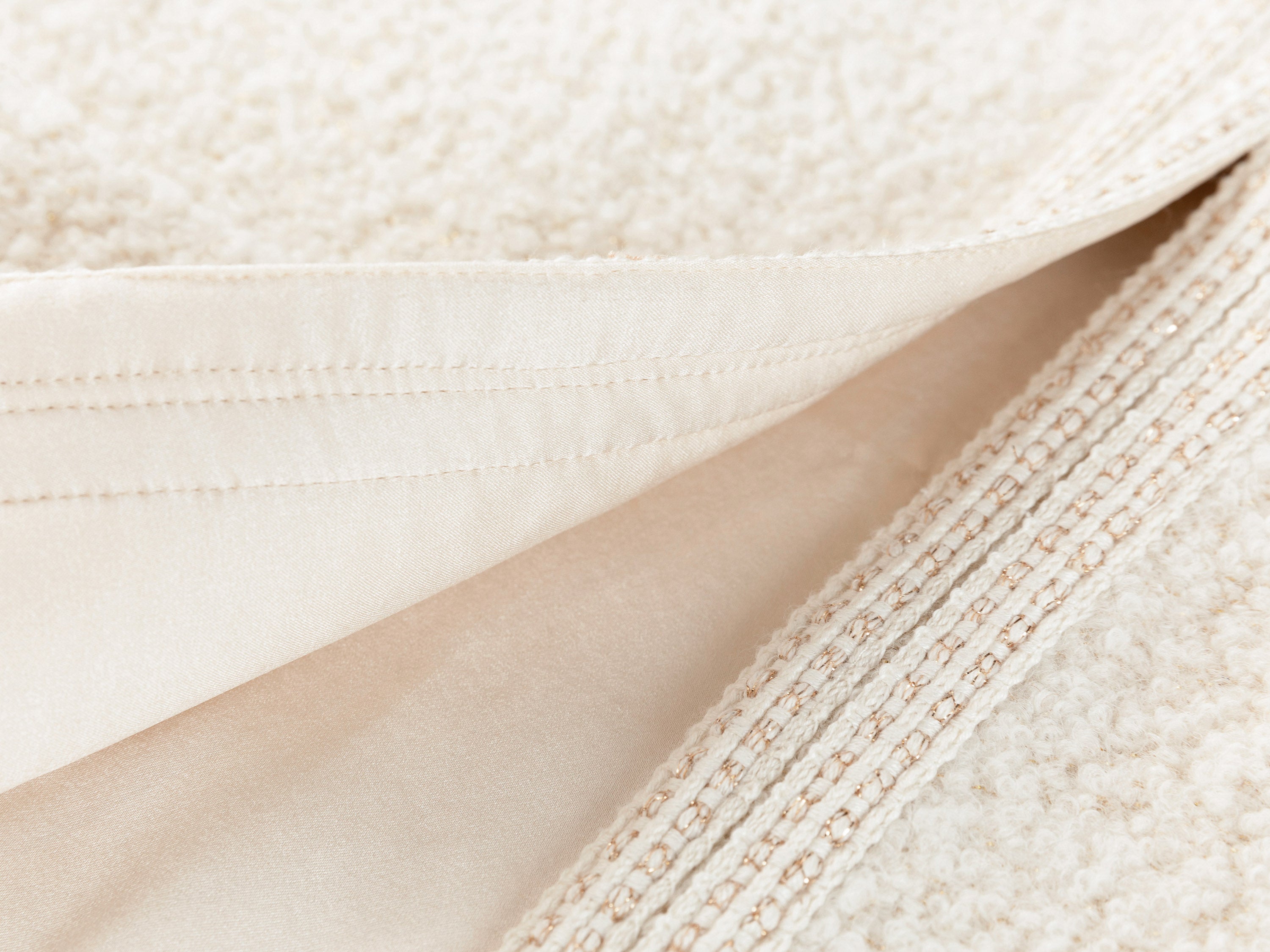 YAYING Beige Textured Jacket