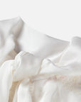 EP YAYING Embellished Silk Blouse