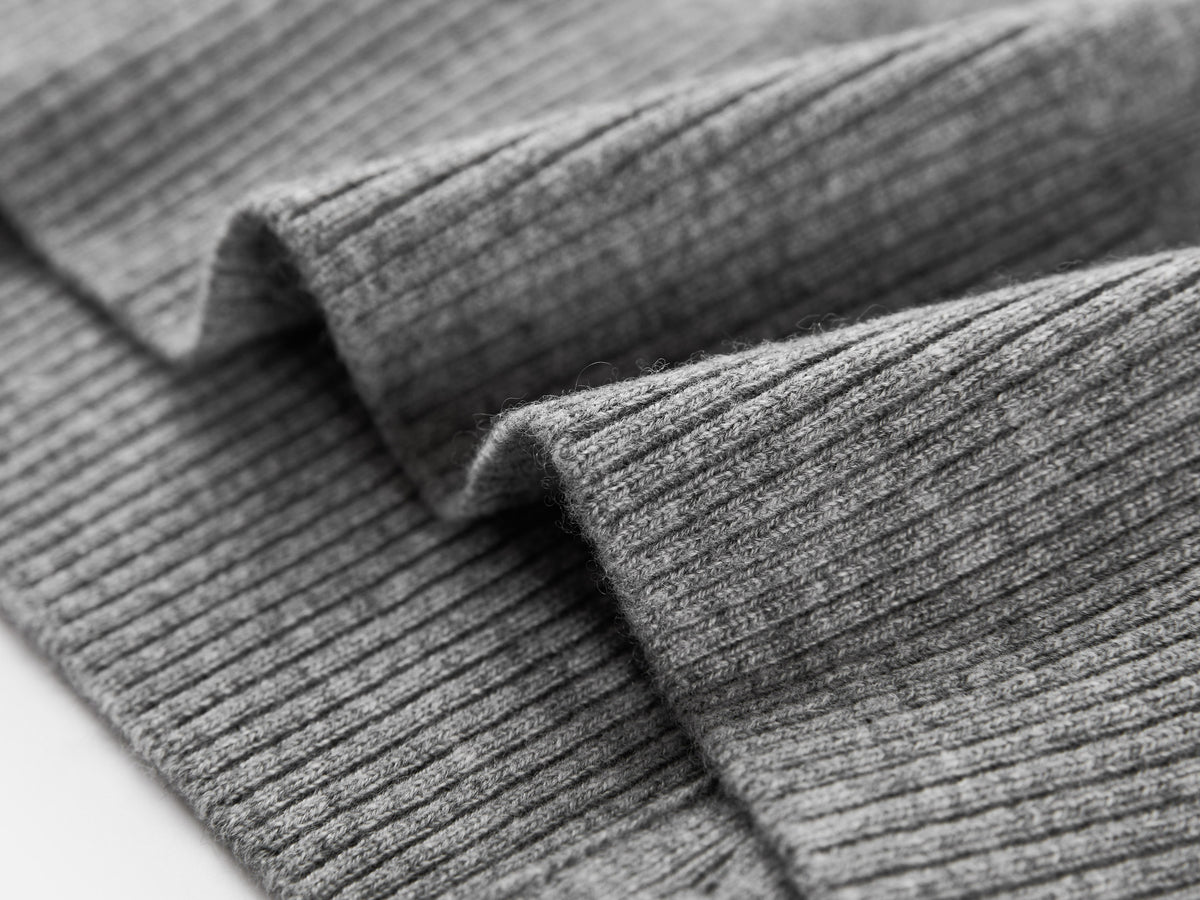 EP YAYING Wool Cashmere V-Neck Sequin Knit Cardigan Sweater