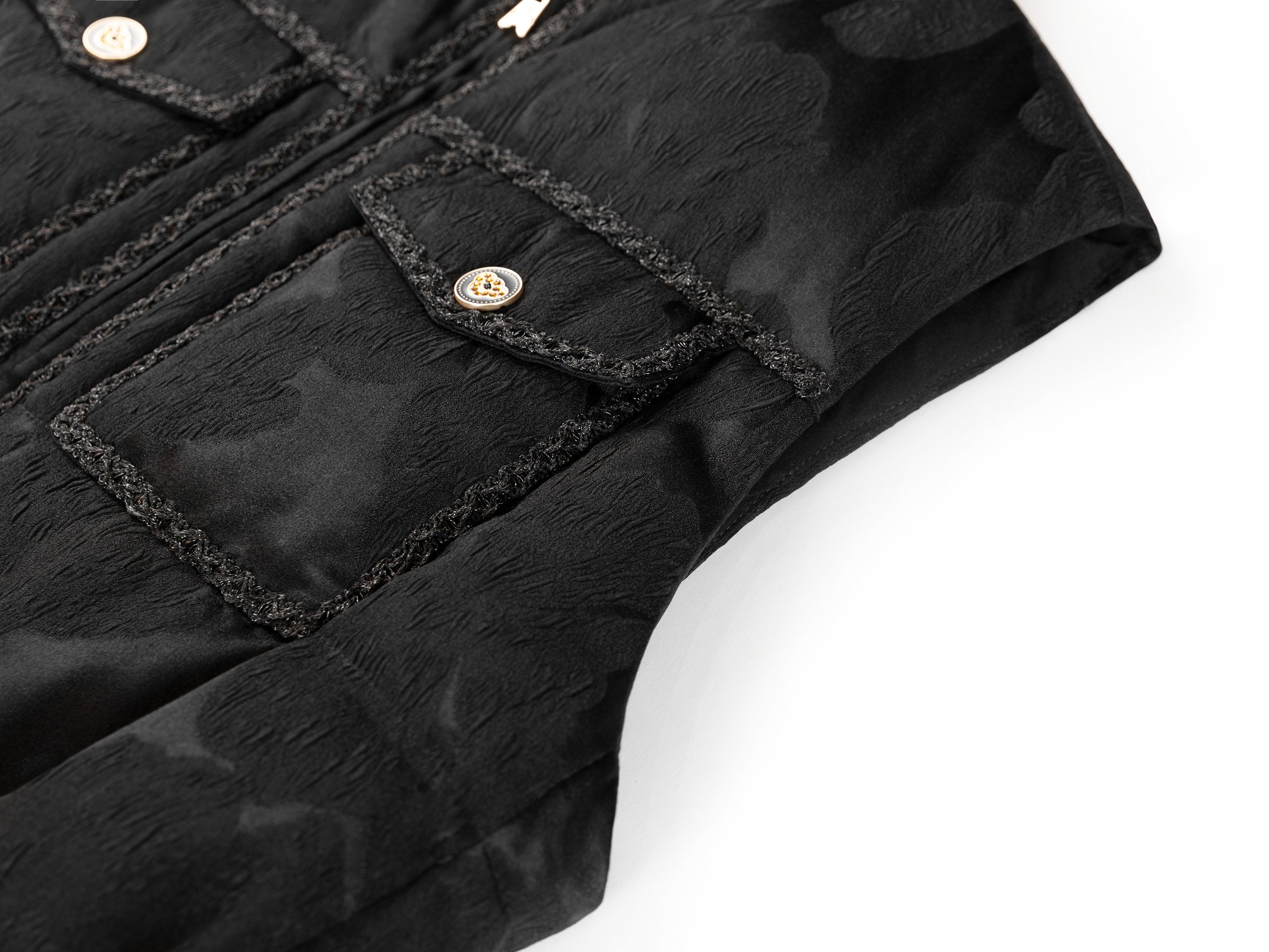 YAYING Black Quilted Vest