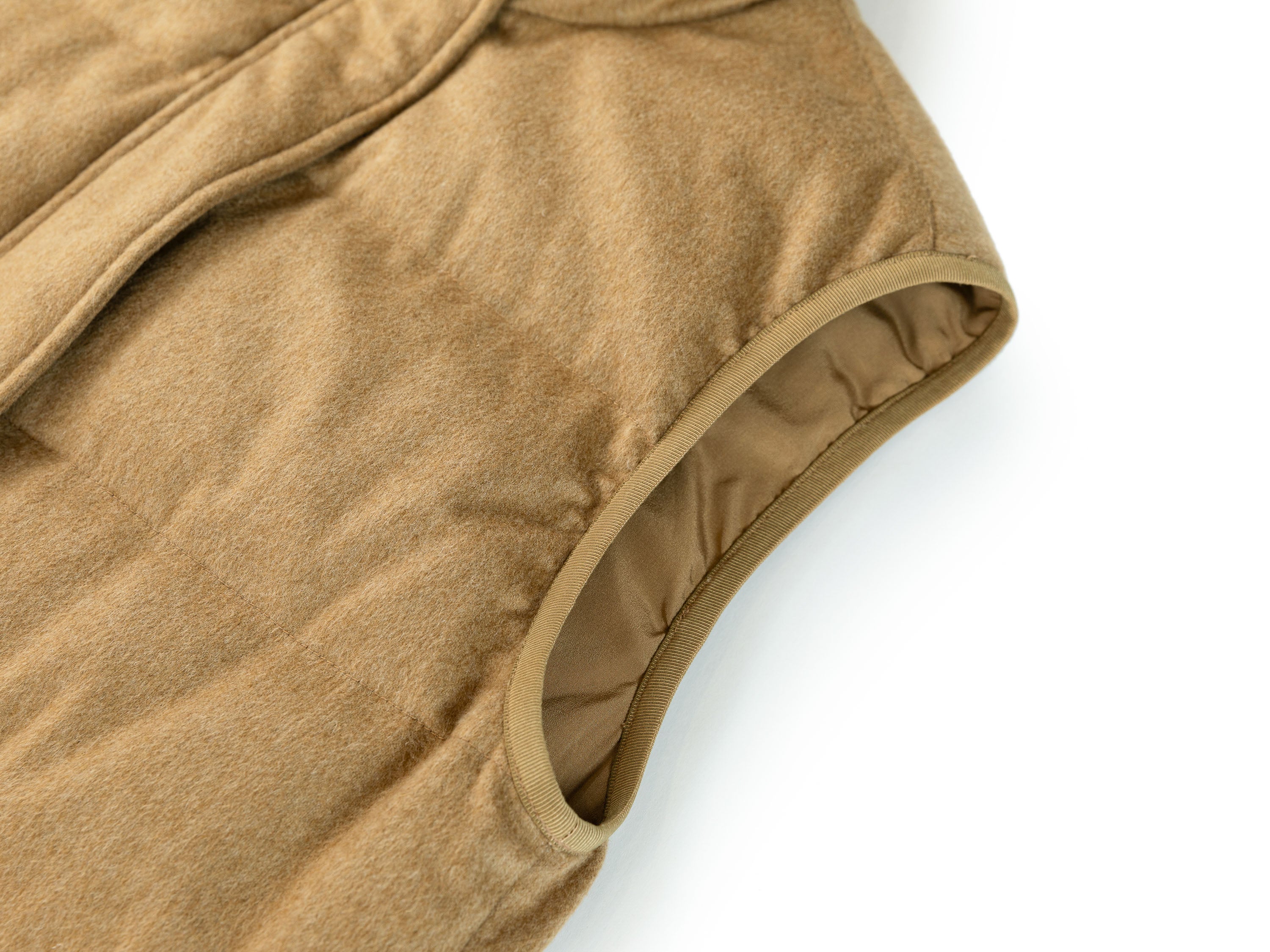 YAYING Camel Quilted Vest