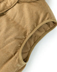 YAYING Camel Quilted Vest
