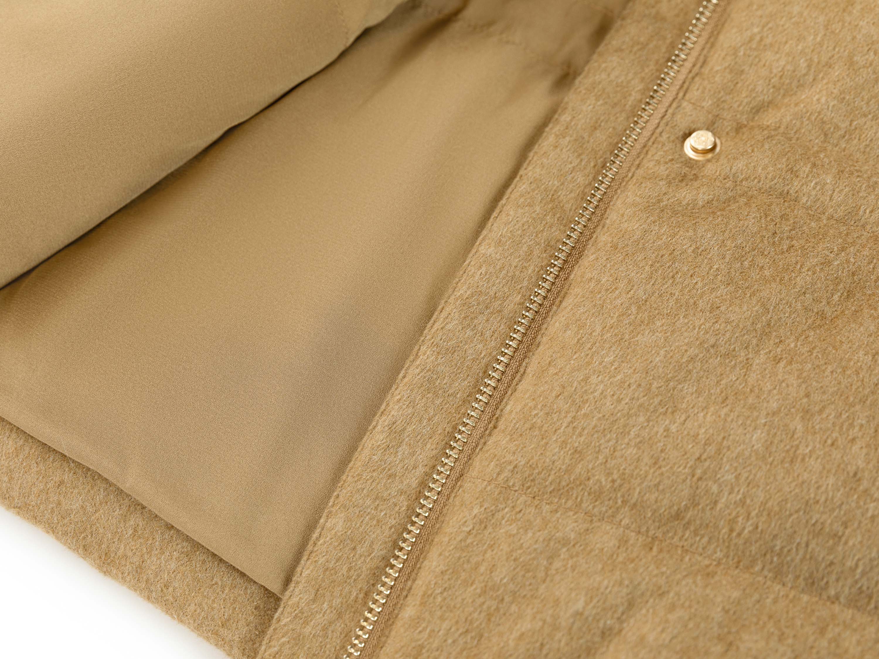 YAYING Camel Quilted Vest