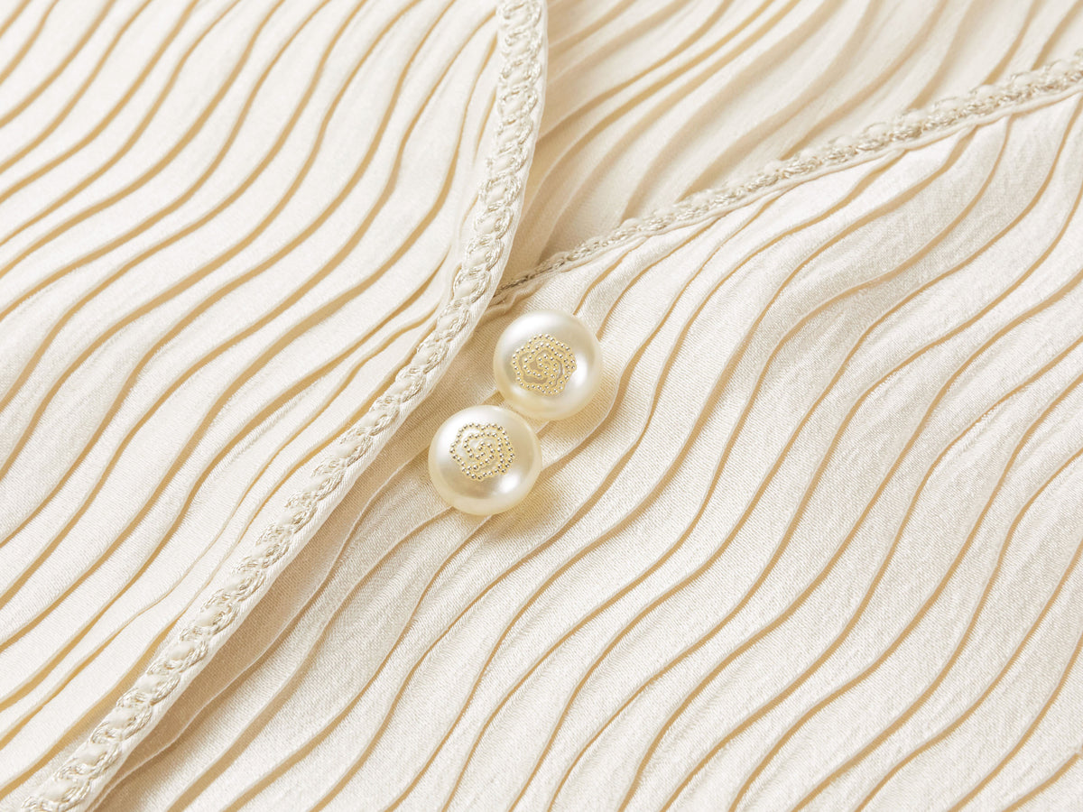 YAYING V-Neck Waist-Defining Shirt
