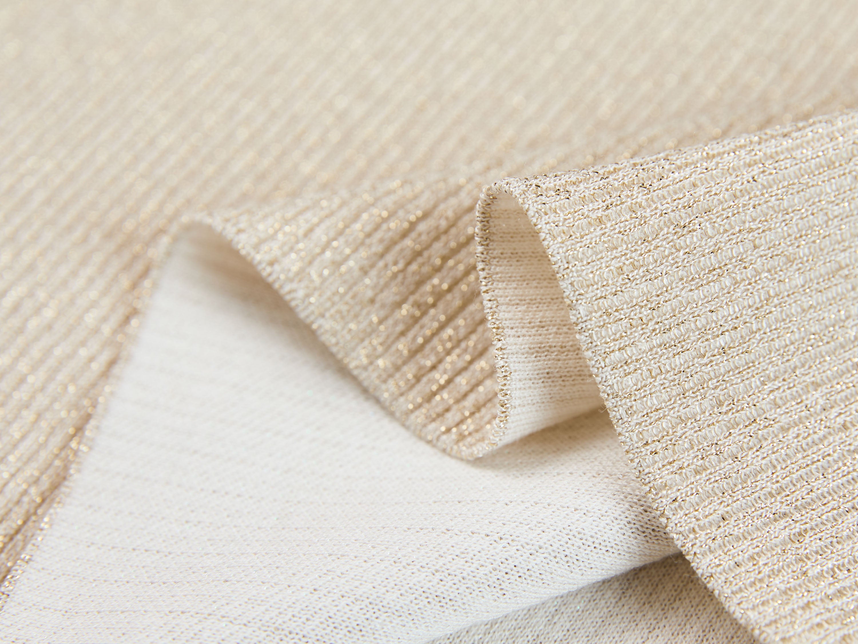 YAYING Beige Embellished Knit Top