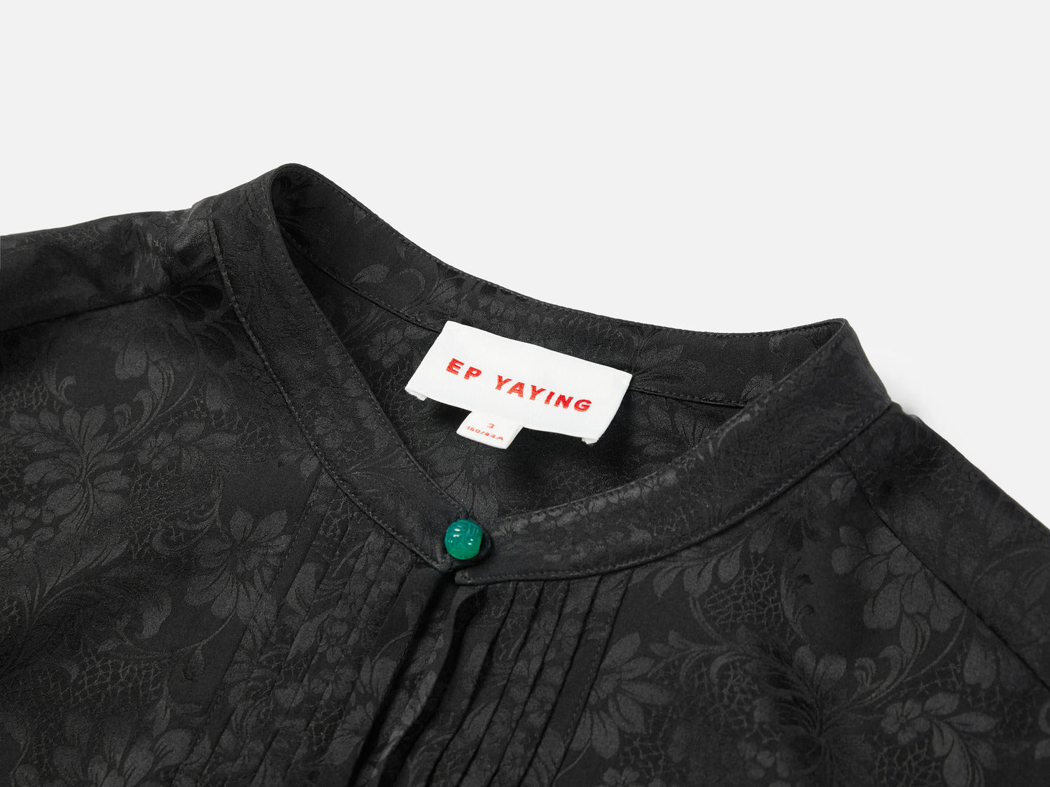 EP YAYING Silk Jacquard Shirt