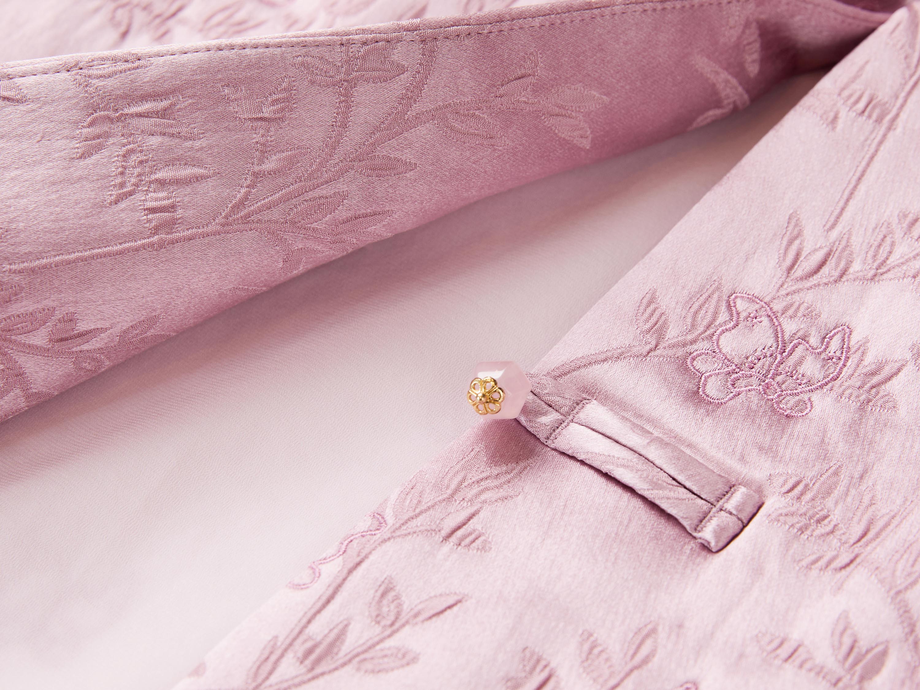 EP YAYING Pink Long Sleeve Blouse