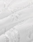 EP YAYING White V-Neck Dress
