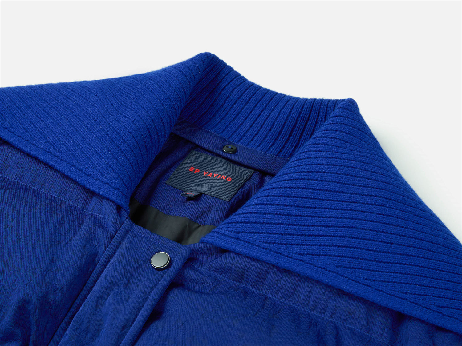 EP YAYING Velvet-Texture Pleated Down Jacket EGKIAY129AB