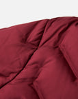 YAYING Burgundy Long Puffer Coat