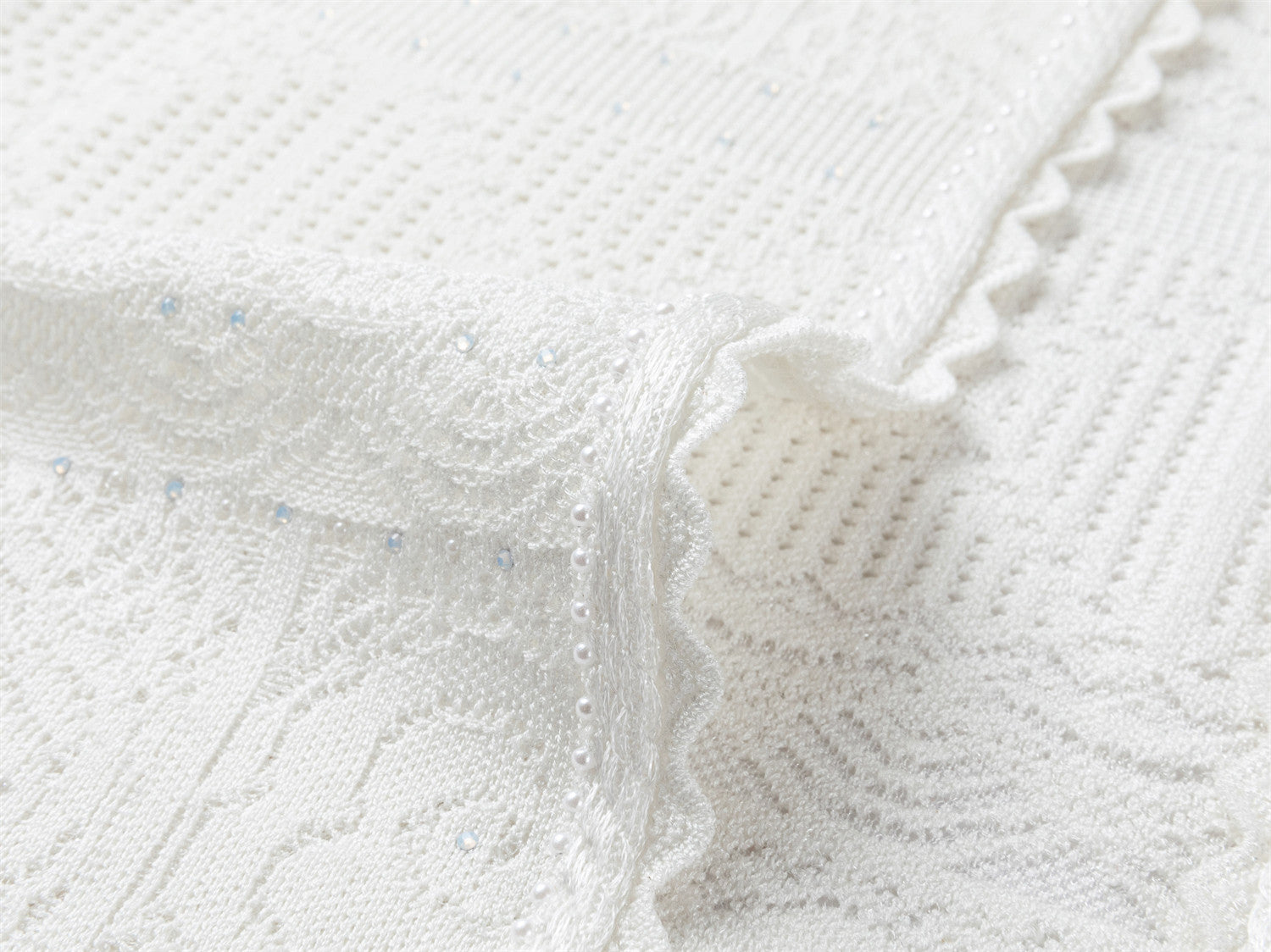 YAYING Jacquard Crew Neck Knit Cardigan EPKES9112AW