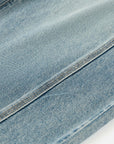 EP YAYING Vintage Stretch High-Waist Curved Wide-Leg Denim Pants