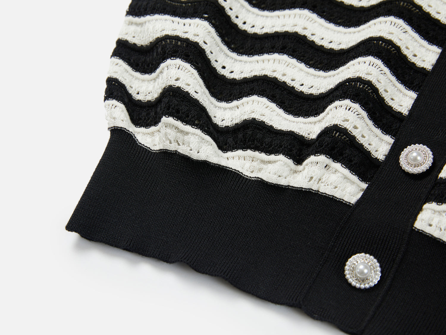 EP YAYING Hollow Striped Knitwear