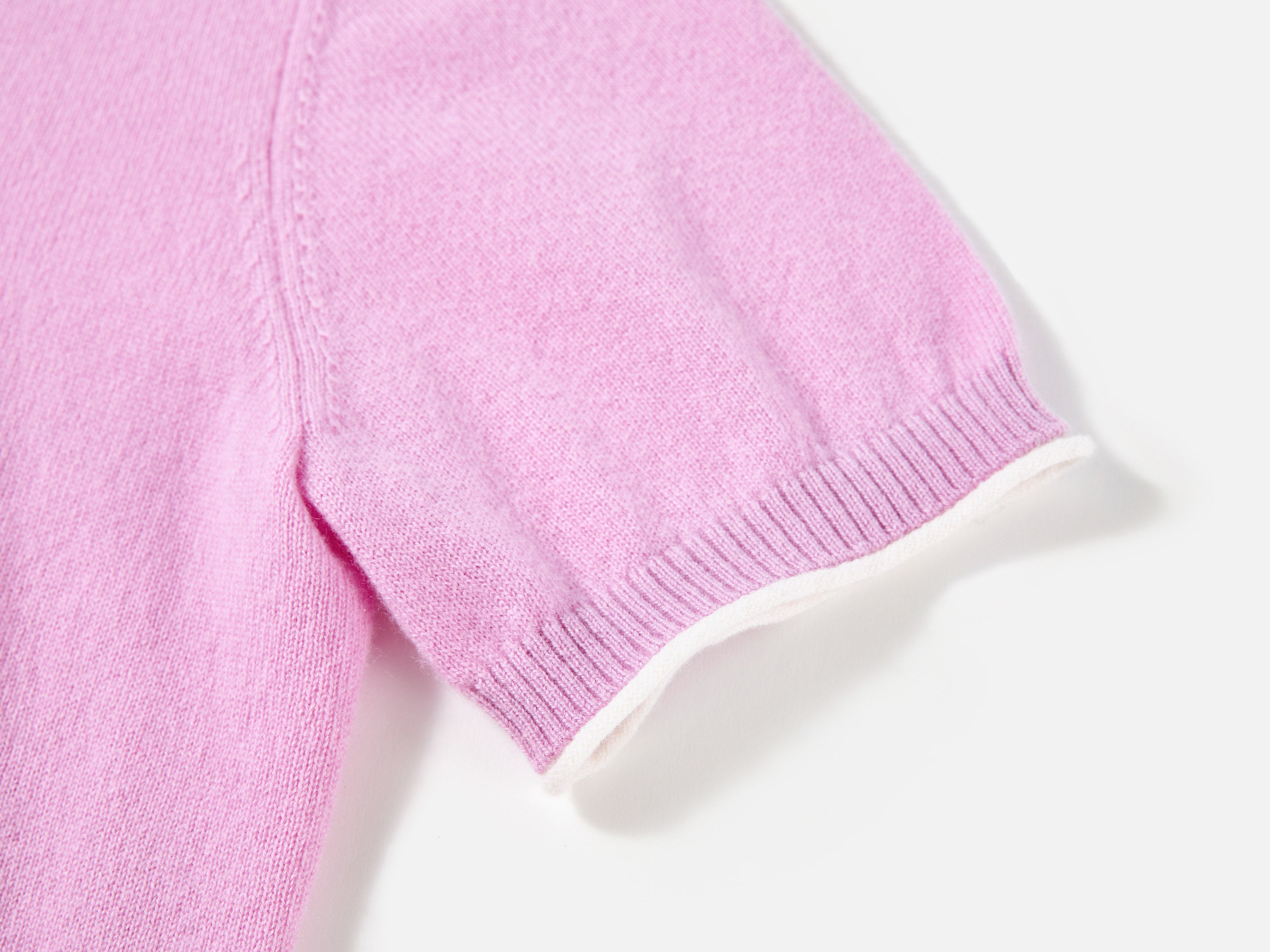 EP YAYING Wool Cashmere Puppy Jacquard Faux Two-Piece Knit Top