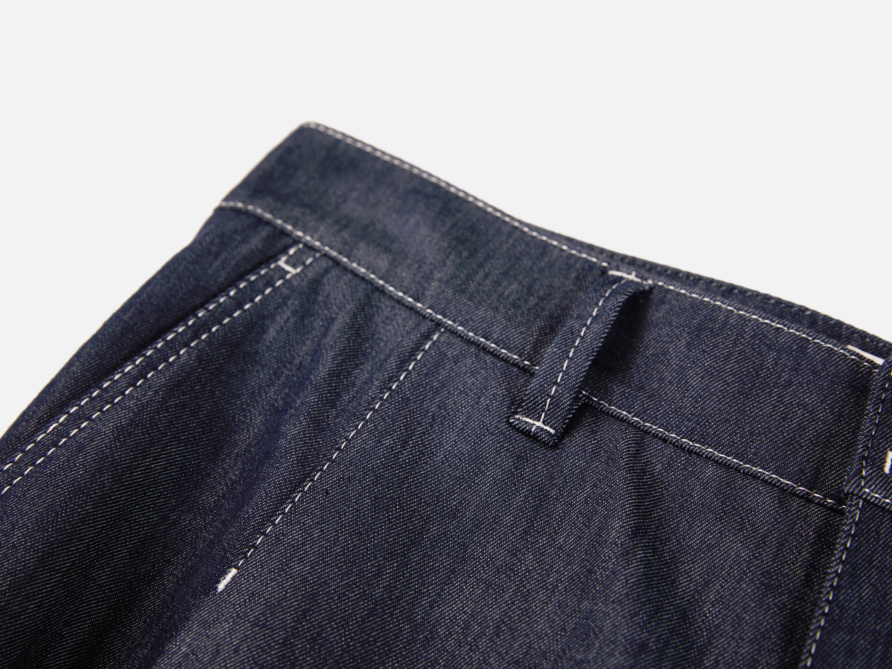 EP YAYING Relaxed High-Waisted Denim Straight-Leg Pants