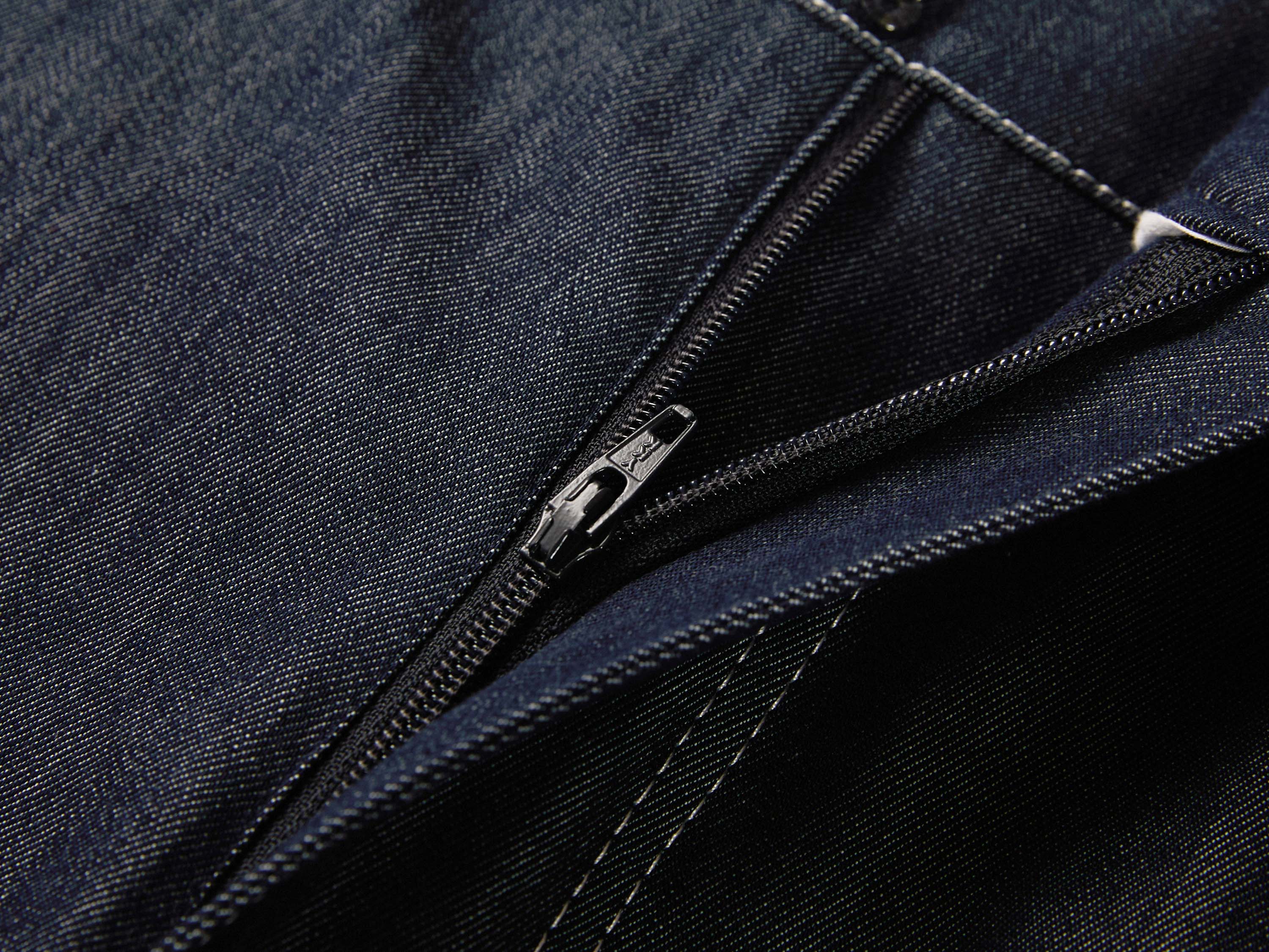 EP YAYING Relaxed High-Waisted Denim Straight-Leg Pants